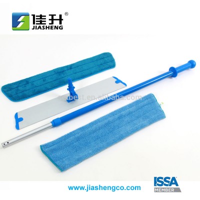 New Design Household Aluminum Microfiber Dust Flat Mop With Lock Connector